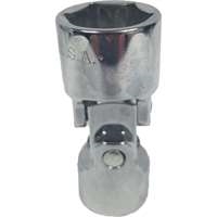 SK Hand Tool 40519 - 19mm 6PT Flex Chrome Socket - 3/8" Drive